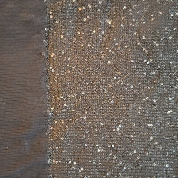 Pure Collection Black Sequin Sweater UK 14 US 10 Cashmere Blend Womens Long Slee - Picture 3 of 5